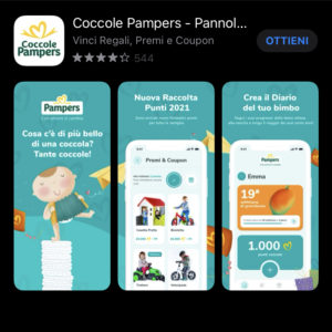 App Coccole Pampers 