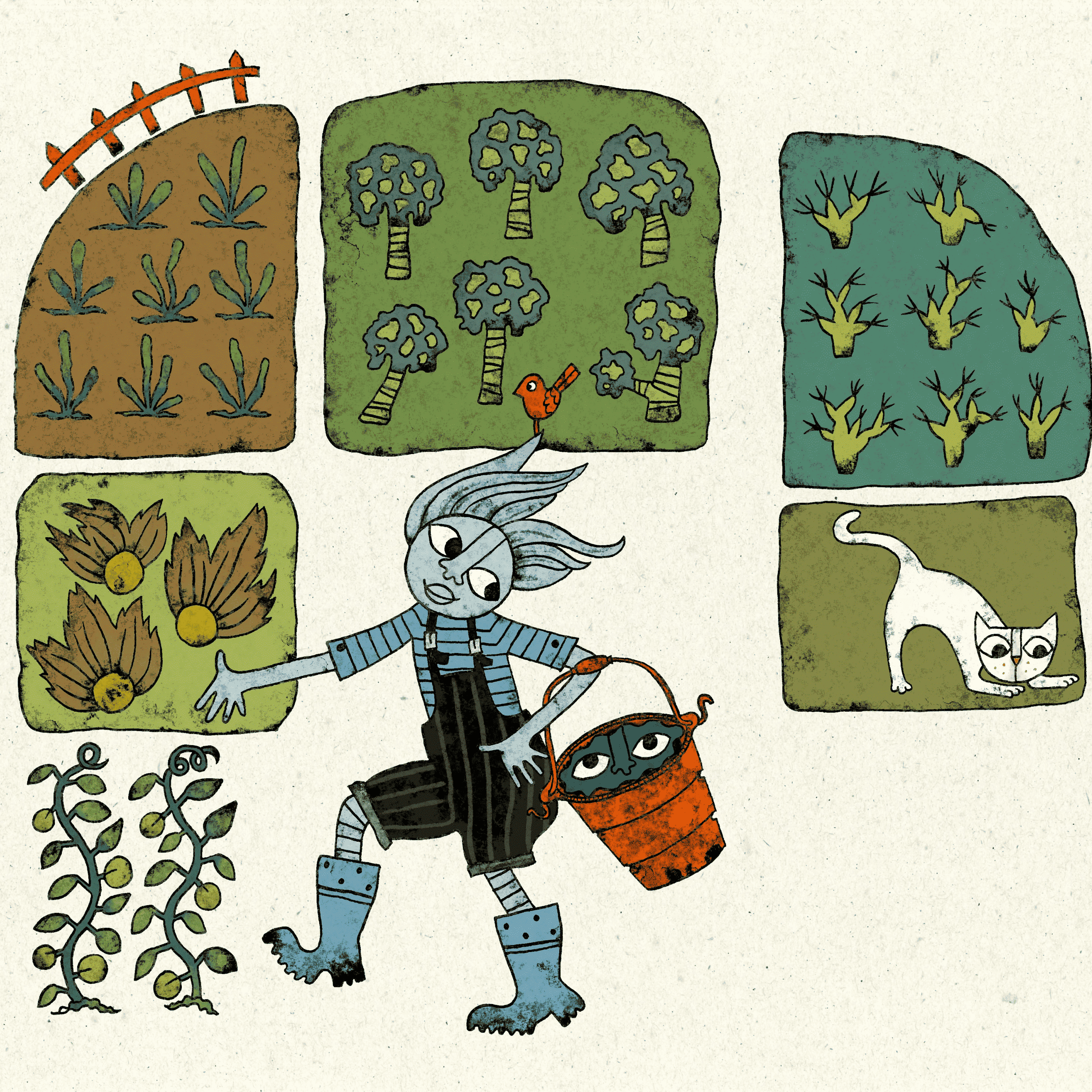 Celeste e la gemella Blu