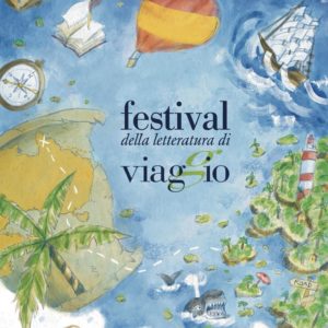 Banner per il festival della letteratura di viaggio, Roma