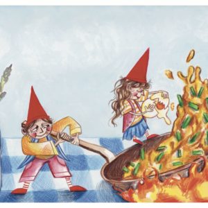 Illustrazione di ricette: frittata