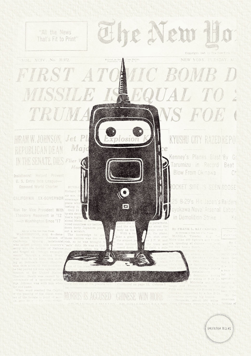 PAPERWEIGHT ROBOT