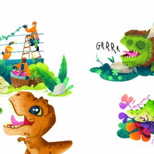 Very Sleepy Dinosaur 
