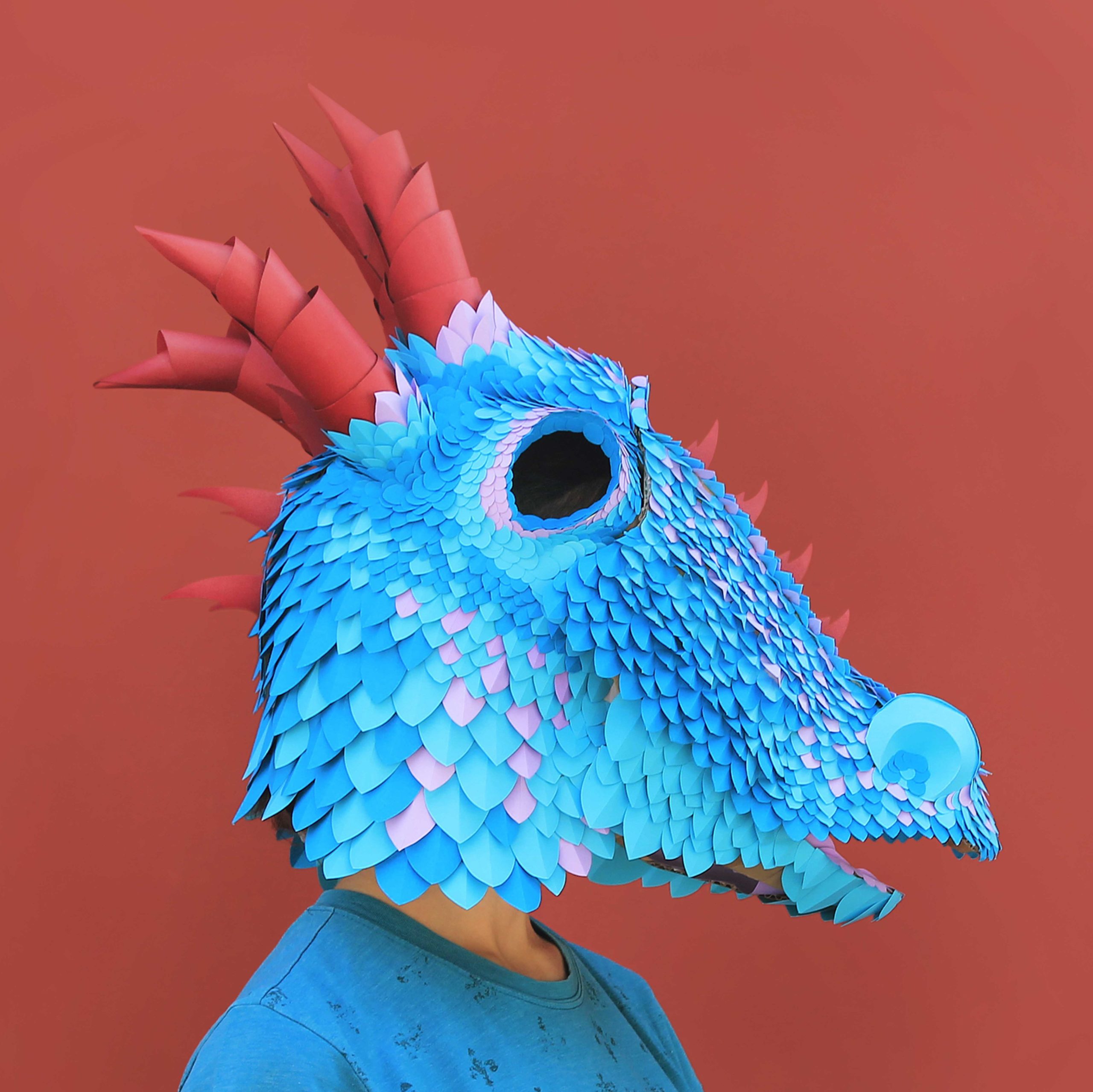 Dragon paper mask