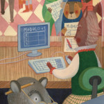 <b>All’Ufficio Postale </b> di Luisa Nascosto - Calendario 2020 ° tempera e pastelli ° Calendart Buffetti ° inedita <a style="border-left: 5px solid #aa1c1e; padding: 0 2%;" href="http://luisanascosto.carbonmade.com" target="_blank">luisanascosto.carbonmade.com</a> All’Ufficio Postale