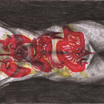 <b>Patire </b> di Giulia Masia - Errare humanum est ° grafite ° IED Istituto Europeo di Design ° inedita <a style="border-left: 5px solid #aa1c1e; padding: 0 2%;" href="http://www.instagram.com/_giulia.masia_" target="_blank">@_giulia.masia_</a> Patire