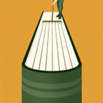 <b>Lexicography</b> di Joey Guidone ° Photoshop e Wacom Tablet <br/>The Rotarian magazine ° edita <a style="border-left: 5px solid #aa1c1e; padding: 0 2%;" href="http://www.joeyguidone.com" target="_blank">www.joeyguidone.com</a> Lexicography