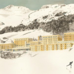 <b>Kulm Hotel St Moritz 02 </b> di Marina Marcolin ° acquerello, inchiostro, gouache ° Lodestar Anthology magazine ° edita <a style="border-left: 5px solid #aa1c1e; padding: 0 2%;" href="http://www.marinamarcolin.com" target="_blank">www.marinamarcolin.com</a>