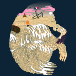 <b>Hanging monkey</b> di Fabio Buonocore ° Affinity Designer ° digitale ° inedita <br/><a style="border-left: 5px solid #aa1c1e; padding: 0 2%;" href="http://fabuloworld.tumblr.com" target="_blank">fabuloworld.tumblr.com</a> Hanging monkey