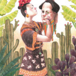 <b>Frida Kahlo</b> di Anna Cercignano - matite colorate - edito da Linus Rivista </br><a style="border-left: 5px solid #aa1c1e; padding: 0 2%;" href="https://www.annacercignano.com" target="_blank">www.annacercignano.com</a> Frida Kahlo