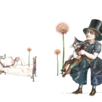 <b>Un pianoforte, un cane, una pulce, una bambina</b> di Daniela Iride Murgia - tecnica mista e digitale - edito da Carthusia <a style="border-left: 5px solid #aa1c1e; padding: 0 2%;" href="http://www.danielairidemurgia.com" target="_blank">www.danielairidemurgia.com</a> Un pianoforte, un cane, una pulce, una bambina