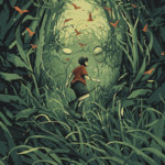 <b>L'isola</b> di Lorenzo Conti - digitale - edito da Mondadori Libri per Ragazzi <a style="border-left: 5px solid #aa1c1e; padding: 0 2%;" href="http://www.behance.net/LorenzoConti" target="_blank">www.behance.net/LorenzoConti</a> L'isola