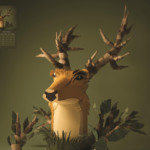 <b>Cervo di Yggdrasil</b> da Le creature della mitologia norrena (calendario) di Greta Vettori - Paper Design - inedito <a style="border-left: 5px solid #aa1c1e; padding: 0 2%;" href="https://www.facebook.com/inchiostrodeldragolartedigretavettori/" target="_blank">www.facebook.com/inchiostrodeldragolartedigretavettori</a> Cervo di Yggdrasil